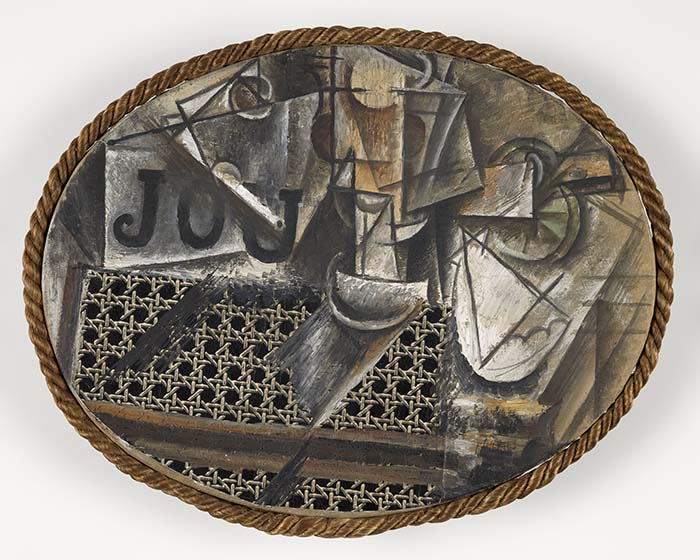 Nature morte à la chaise cannée - Picasso